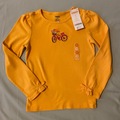 Selling with online payment: NWT Gymboree 6 6X Sunflower Smiles Bicycle Tee Shirt Top 