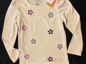 Selling with online payment: NWT Gymboree 6 6X Fair Isle Sparkle Long Sleeve Tee Shirt Top T