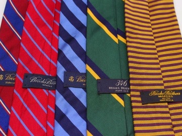 Liquidation & Wholesale Lot: Brooks Brothers Tie Lot Designer Neckties Wholesale Resell Bulk