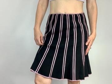 Selling: Contrast Trim Flared Skirt