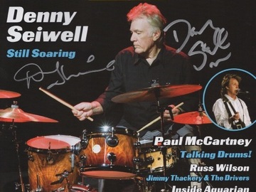 Selling with online payment: Autographed Denny Seiwell and Denny Lane copy of Classic Drummer