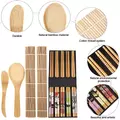 Liquidation/Wholesale Lot: Complete 9-Piece Sushi Making Beginner Bamboo Tools Set – Item #5
