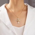 Liquidation/Wholesale Lot: 80pcs Letter Love Cross Palm Necklace Women's  Jewelry