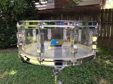 VIP Member: Ludwig Clear Vistalite 5x14 snare sig. & played by John Dittrich