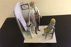 Selling with online payment: Vintage Italian Eye Doctor Figurine by Longo Cerva - MAKE OFFER!