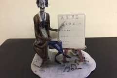 Selling with online payment: Lo Scricciolo Eye Doctor Figurine by G. Duso - MAKE OFFER!