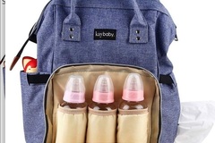 Liquidation/Wholesale Lot: KayBaby Large Changing Backpack Bag -BLUE 