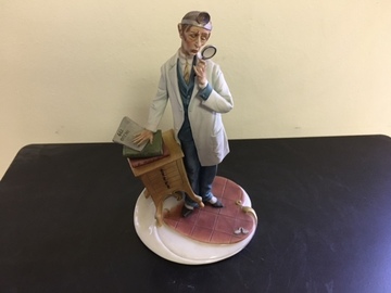 Selling with online payment: Capodimonte Italian Eye Doctor Figurine by Tosca - MAKE OFFER!