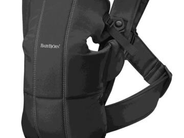 Selling with online payment: Gently Used Baby Bjorn Carrier in Black Color