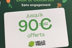 Vente: Carte cadeau Hello Fresh (60€)