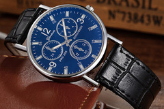 Liquidation/Wholesale Lot: 28Pcs Fashion Men's Leather Quartz Watches