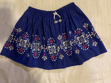 Selling with online payment: Gymboree 10 Desert Dreams Blue Circle Skirt Floral 