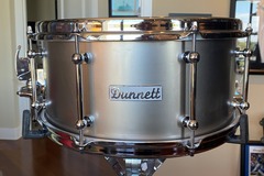 VIP Member: $1100 OBO 2002 Dunnett Raw Titanium 6.5" x 14" snare drum 