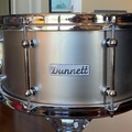 Selling with online payment: reduced $800 '02  Dunnett Raw Titanium 6.5" x 14" snare drum 