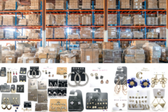 Liquidation/Wholesale Lot: 500 pair Name Brands + Designer Earring Lot -Great Money Maker 