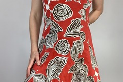 Selling: Retro Floral Flared Dress