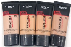 Liquidation/Wholesale Lot: 12 L’Oréal Infallibe Pro-Matte Liquid Foundations