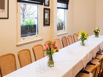 Book a meeting | $: The Maloof Boardroom l Your meeting with a city view