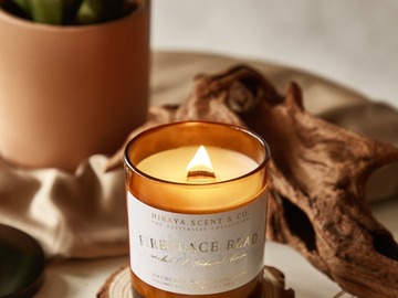  : 220g Candle: Fireplace Read