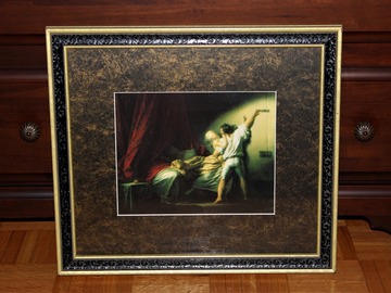 Selling: The Bolt by Fragonard | Framed Art Ready To Hang