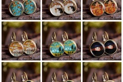 Liquidation/Wholesale Lot: Wholesale 50 Pairs Vintage Ladies Earring Jewelrys