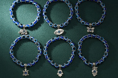 Liquidation/Wholesale Lot: 60Pcs Fashion Handmade Wish Bracelets Jewelry