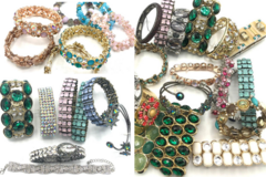 Liquidation/Wholesale Lot: 50 pcs High End Boutique Bracelets Over 100 different styles!!