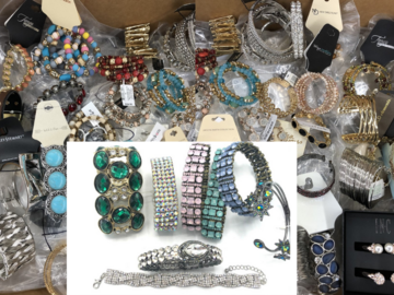 Liquidation/Wholesale Lot: 100 pcs High End Boutique Bracelets Over 100 different styles!!