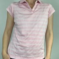 Selling: Pink Stripe Adidas Polo Shirt