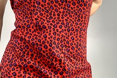 Selling: Victoria's Secret Leopard Print Knit Slip Dress