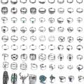 Liquidation/Wholesale Lot: 82 pcs Retro Bohemian Plated Silver Mixed Turquoise Rings  