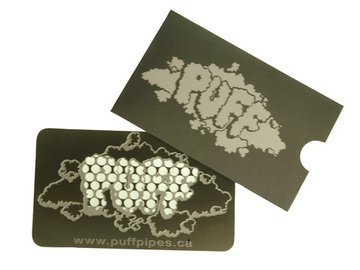 Post Now: Puff Logo Grinder Card