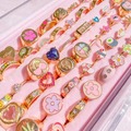 Liquidation/Wholesale Lot: 45PCS Gold Fashion Ladies Ring Jewelry