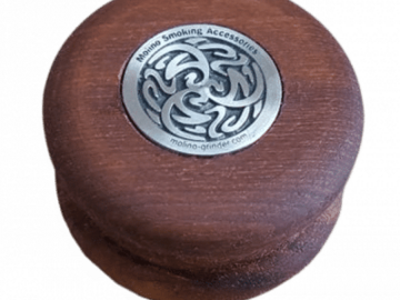 Post Now: Wooden Weed Grinder – Twister Logo