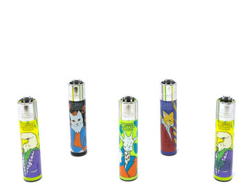 Post Now: Clipper Classic Flint Lighters – Animal Humans