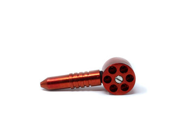  : 6 Shooter Revolver Pipe – Red