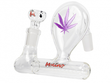  : Stemless Inline Pre-cooler with Engraved Purple Leaf