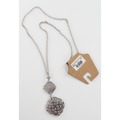 Liquidación / Lote Mayorista: Dozen Ornate Silver Pendant Necklaces $180 Value