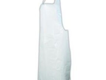  : Ansell 54-290/972155 White Disposable Polyethylene Aprons - 100 /