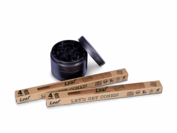 Post Now: 8 LEAF Pre-Rolled KSS Cones with an Aluminum Grinder