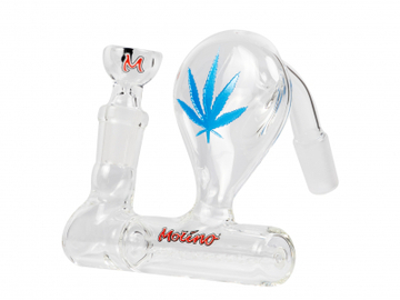 Post Now: Stemless Inline Pre-cooler with Engraved Blue Leaf