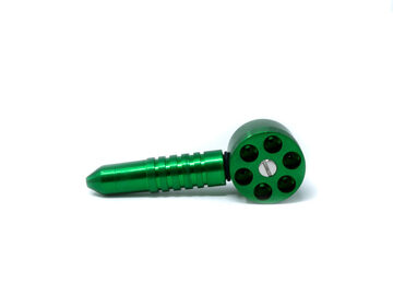 Post Now: 6 Shooter Revolver Pipe – Green