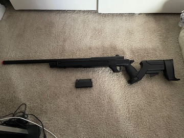 Selling: Sniper Rifle WELL MB04 APS Bolt Action *MISSING TOP RAIL MOUNT*