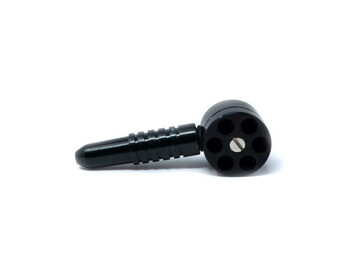 Post Now: 6 Shooter Revolver Pipe – Black
