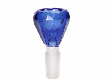  : Diamond Blue Glass Bong Bowl