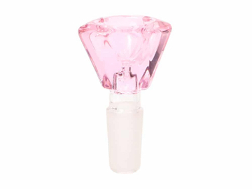  : Pink Diamond Glass Bong Bowl