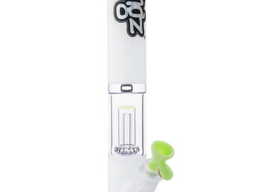  : Chongz 45cm “Great White” Glass Bong – Milk Green