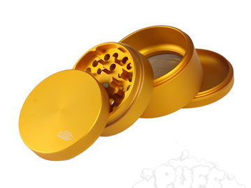 Post Now: Puff Grinder 4pc 2.5" Gold