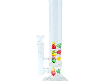 Post Now: Atomic Ice Candy 30cm Percolator Glass Bong