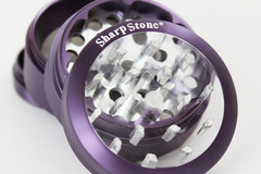  : Sharpstone Grinder Clear Top 4pc Purple Size: 2.2"